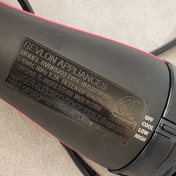 Revlon One Step Volumizer blow dryer brush black hair styling tool volume beauty - Picture 6 of 9